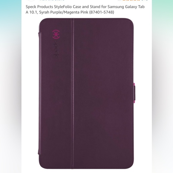 speck Other - Speck Purple Tablet Case for Samsung Galaxy tablet A 10.1 in purple